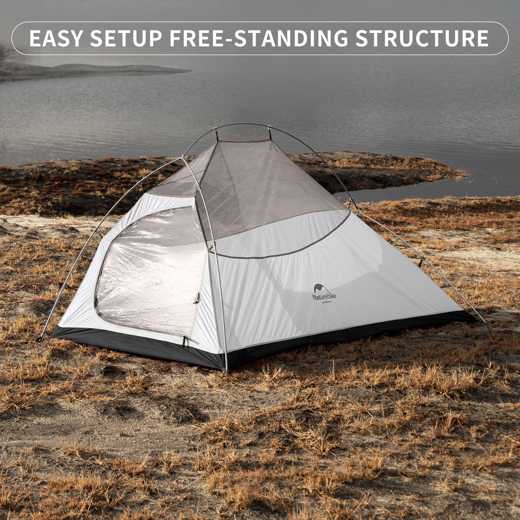 Naturehike Cloud-Up 2 Person Tent Lightweight Backpacking Tent with Footprint -, view 7
