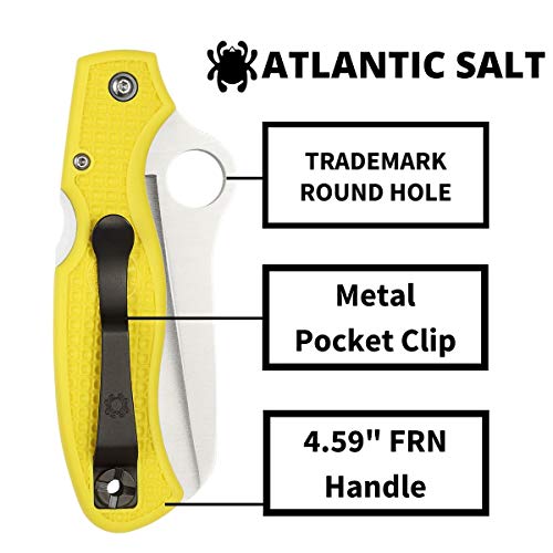 Spyderco Atlantic Salt Lightweight Folding Utility Pocket Knife