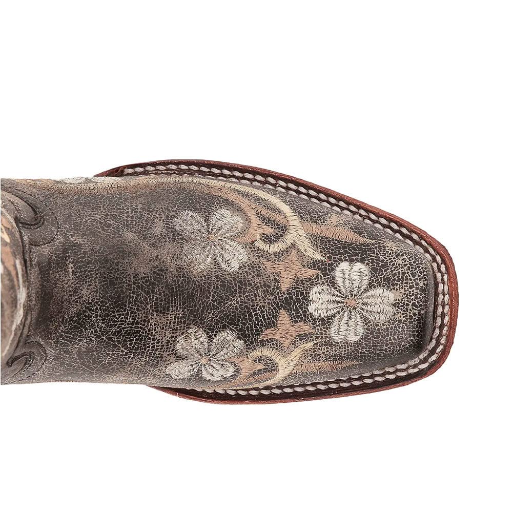 Corral Circle G Women's Honey Cowhide Cowgirl Boot Square Toe Honey 9 M US, Brow, view 5