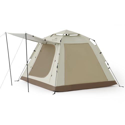 Naturehike Ango Picnic 3 Person Tent, Instant Pop up Tents for Camping, 3 Person