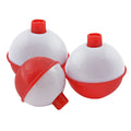 SOUTH BEND Red & White Push Button Floats