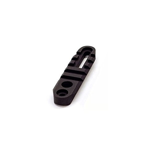 Atlas Bipods 3.35in Flush Cup 1913 Rail, Radius Back, hole patterns, Black, 1.76