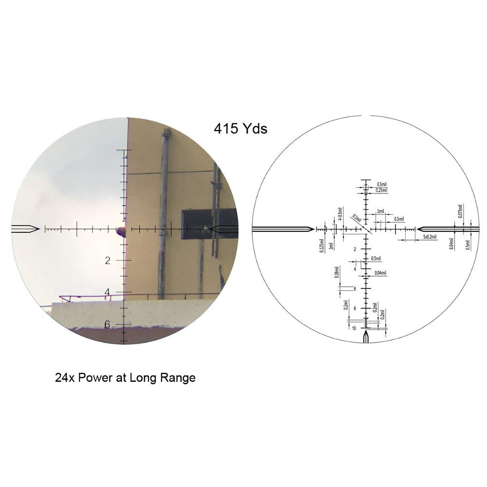 Vector Optics Taurus 4-24x50mm First Focal Plane (FFP) 1/10 MIL