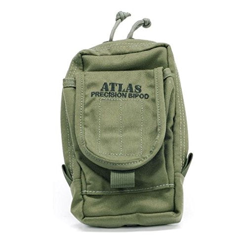 Atlas Bipods Pouch, for Bipod, BT22, BT23 and BT24 Not Included, Green, BT30