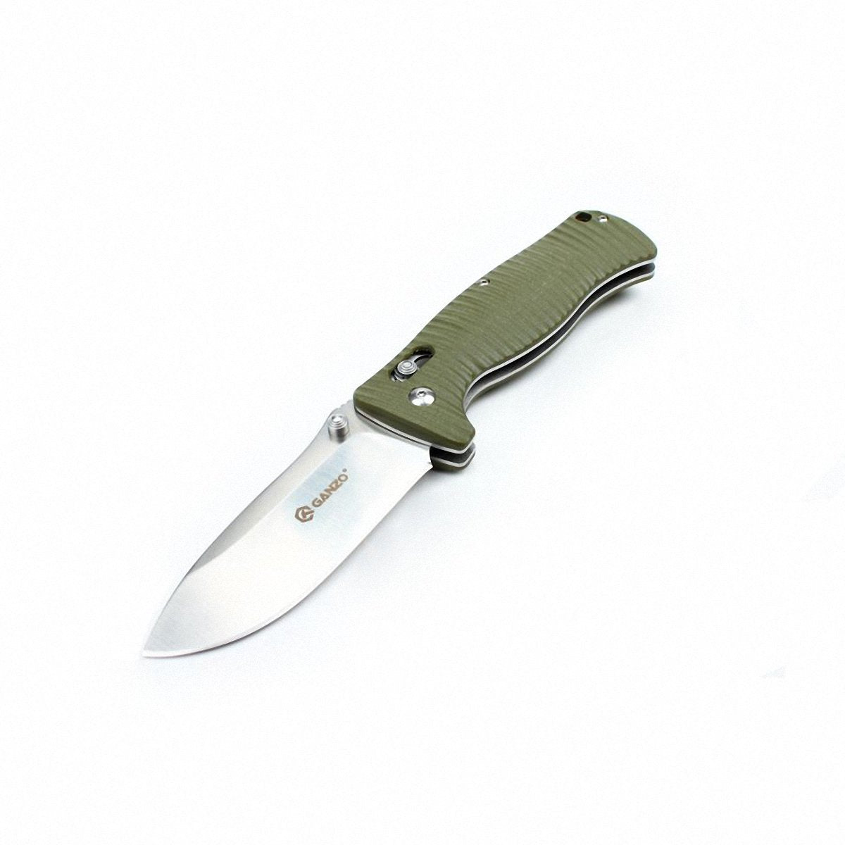 Ganzo G720-GR Tactical Folding Knife Window Breaker 440C