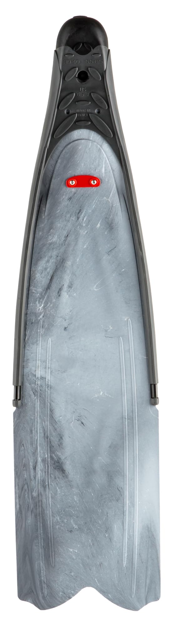 SEAC Motus Camo Long Soft Powerful Free Diving Spearfishing Fins, Grey 4-5.5, view 3