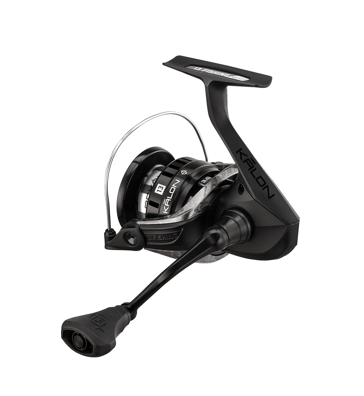 13 FISHING - Kalon O Blackout Spinning Reel - 5.2:1 Gear Ratio - 4.0 Size (Salt+