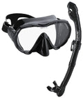 SEAC Snorkeling Package | Comfortable Adult Snorkel Set, Tempered Glass Anti-Fog