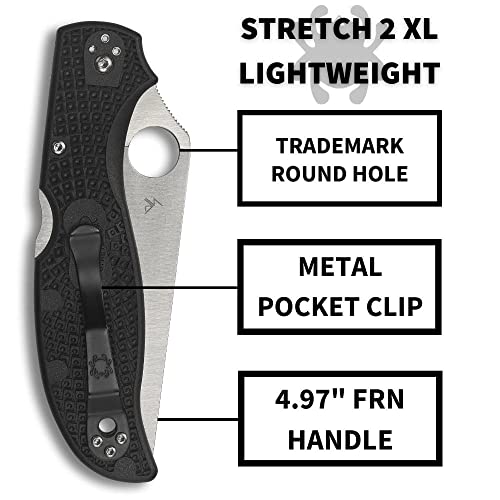 Spyderco Stretch 2 XL Signature Lightweight Pocket Knife with 3.43"