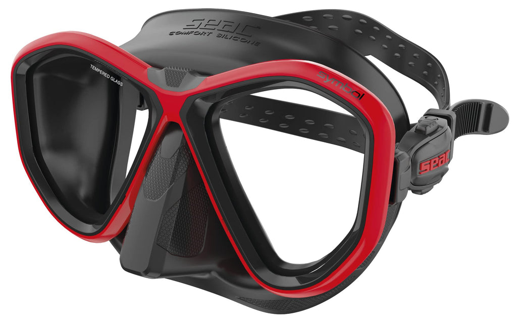 SEAC Symbol Diving Mask, Color: Red