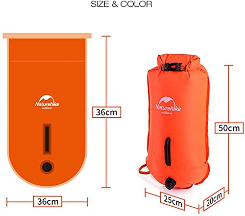 Naturehike Swim Buoy Inflatable Swimming Tow Float Difting Bag Dry Bag Water Spo