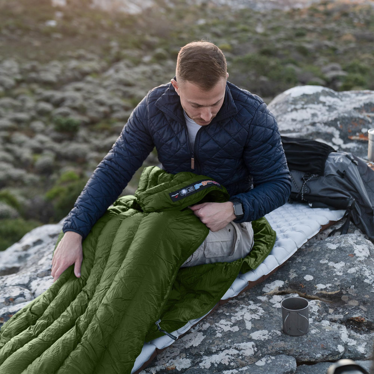 Naturehike 1.25lbs Ultralight Sleeping Bag, 800 Fill Power Goose Down Sleeping B