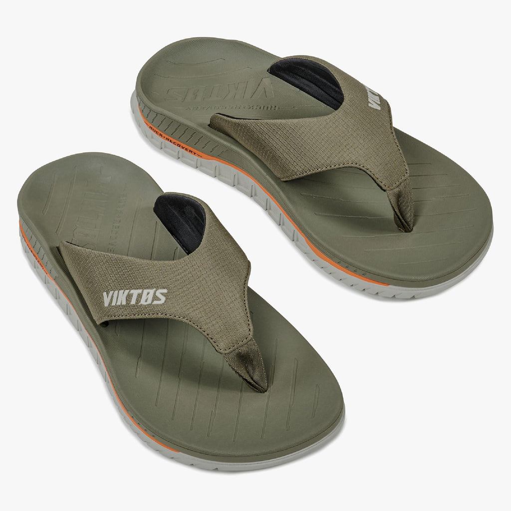VIKTOS Men's Ruck Recovery XC Sandals | Lightweight Casual Outdoor Flip Flops w, view 2