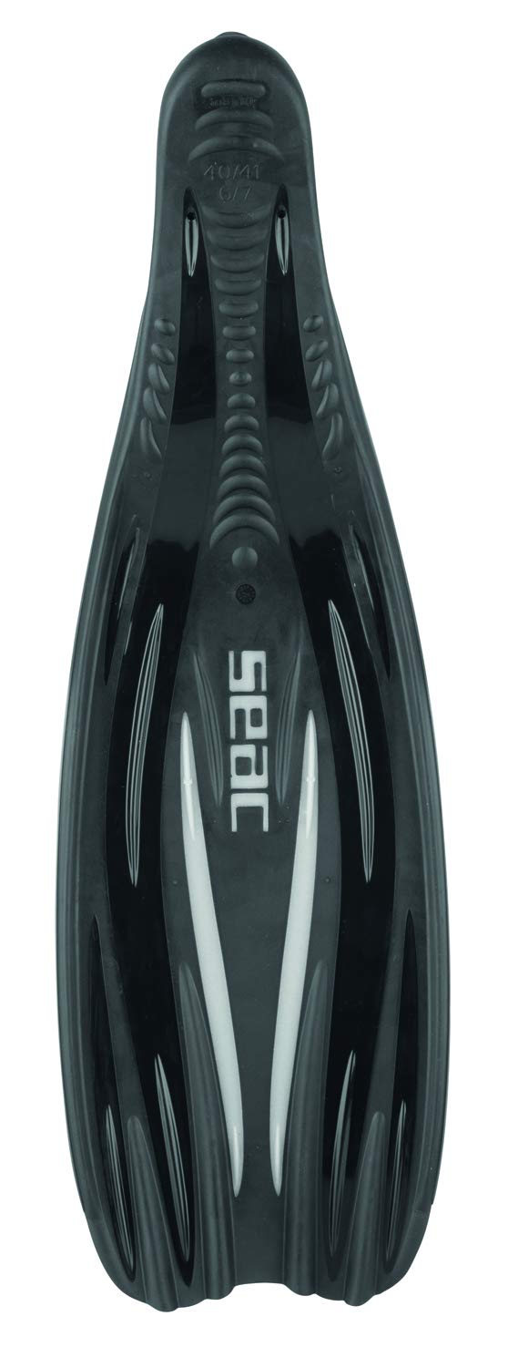 SEAC F100 Pro Diving Fins (Black, 38/39) (9291N), view 5