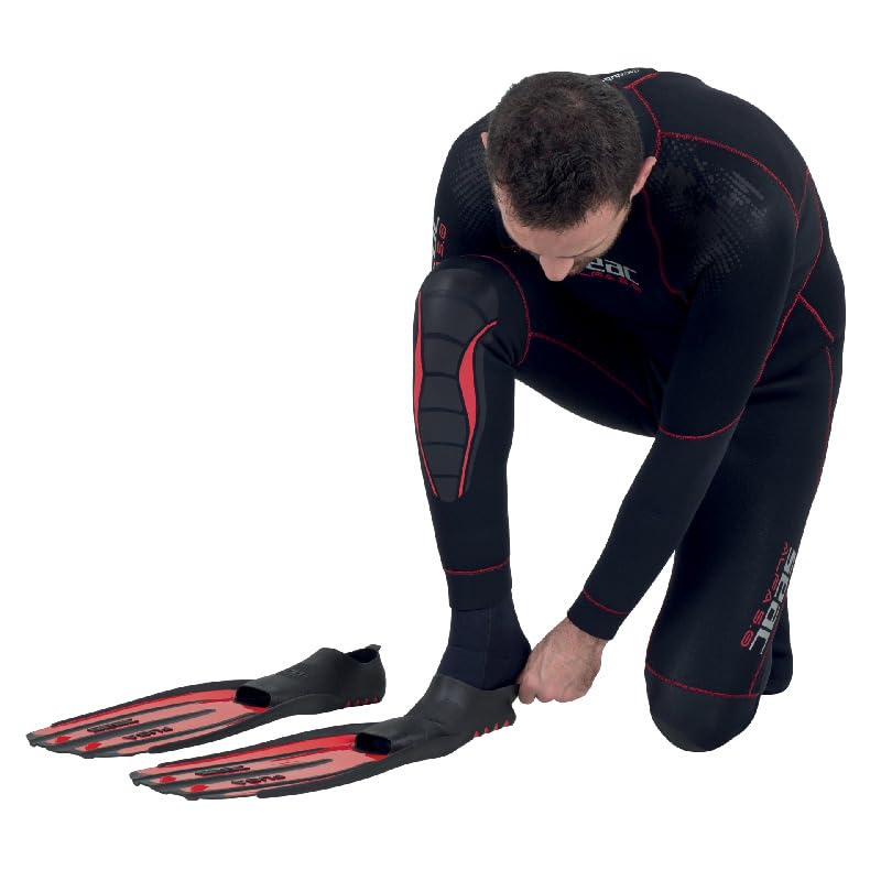 Seac Fuga, Diving Fins for Scuba Diving, Snorkelling and Apnea with Foot Pocket,