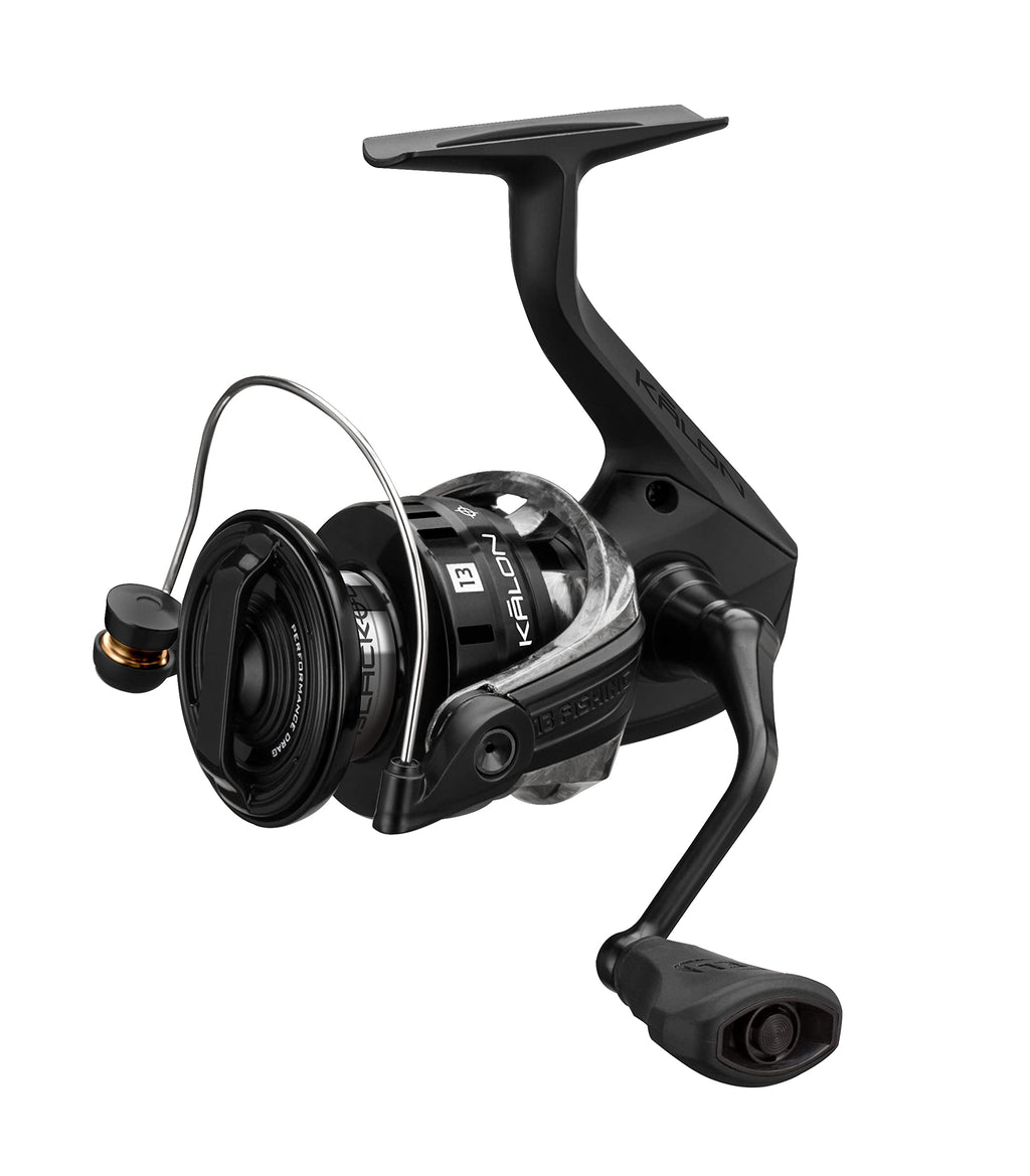 13 FISHING - Kalon O Blackout Spinning Reel - 5.2:1 Gear Ratio - 4.0 Size (Salt+