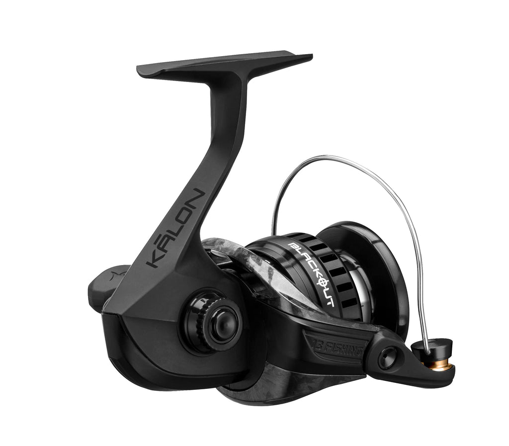 13 FISHING - Kalon O Blackout Spinning Reel - 5.2:1 Gear Ratio - 4.0 Size (Salt+, view 5