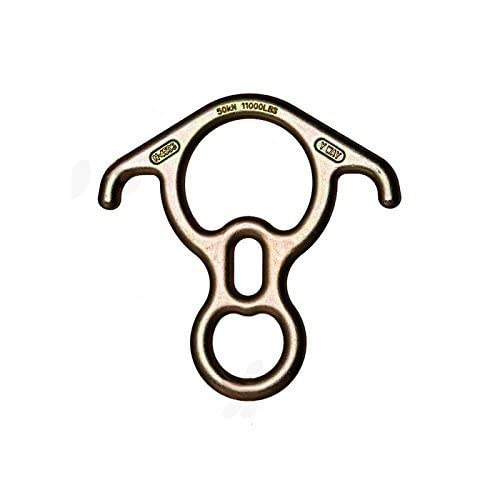 Rock-N-Rescue Steel Rescue 8 with Ears | High-Strength Steel for Controlled Desc