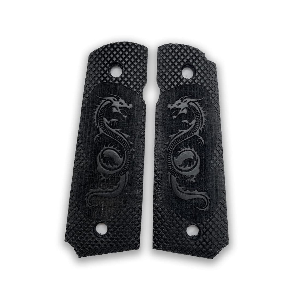 Zib Grips, 1911 Dragon Pattern Selection, Wood Grips