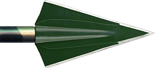 Zwickey Archery Delta 2 Blade Broadhead, Green, 135 Grain