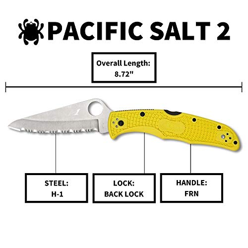 Spyderco Pacific Salt 2 Lightweight Knife with 3.78", view 5