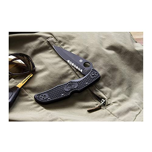 Spyderco Endura4 Nylon Combo Edge/Black, view 7