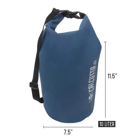 Calcutta Outdoors Waterproof Dry Bag, 10 Liter, Black – Lightweight Roll Top Gea, view 5