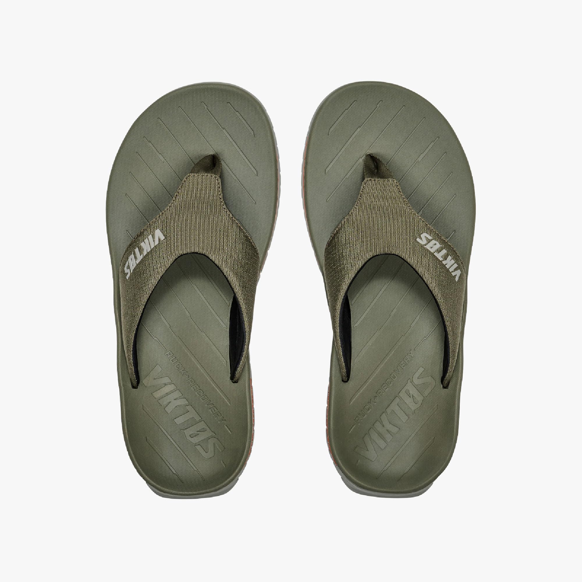 VIKTOS Men's Ruck Recovery XC Sandals | Lightweight Casual Outdoor Flip Flops w