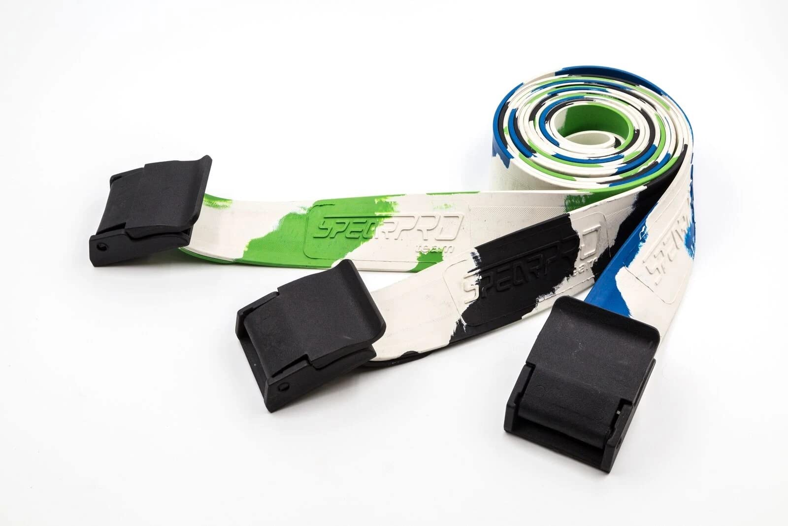 SpearPro Rubber Weightbelt w/Safety Buckle - White/Green