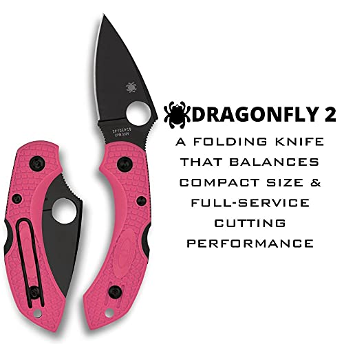 Spyderco Dragonfly 2 Lightweight EDC Folding Pocket Knife, view 2