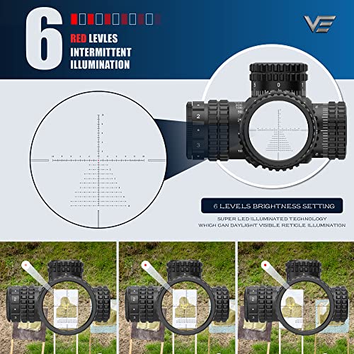Vector Optics Veyron 3-12x44IR SFP Compact Riflescope, Ultra Short Eye Relief
