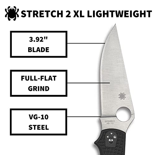 Spyderco Stretch 2 XL Signature Lightweight Pocket Knife with 3.43"