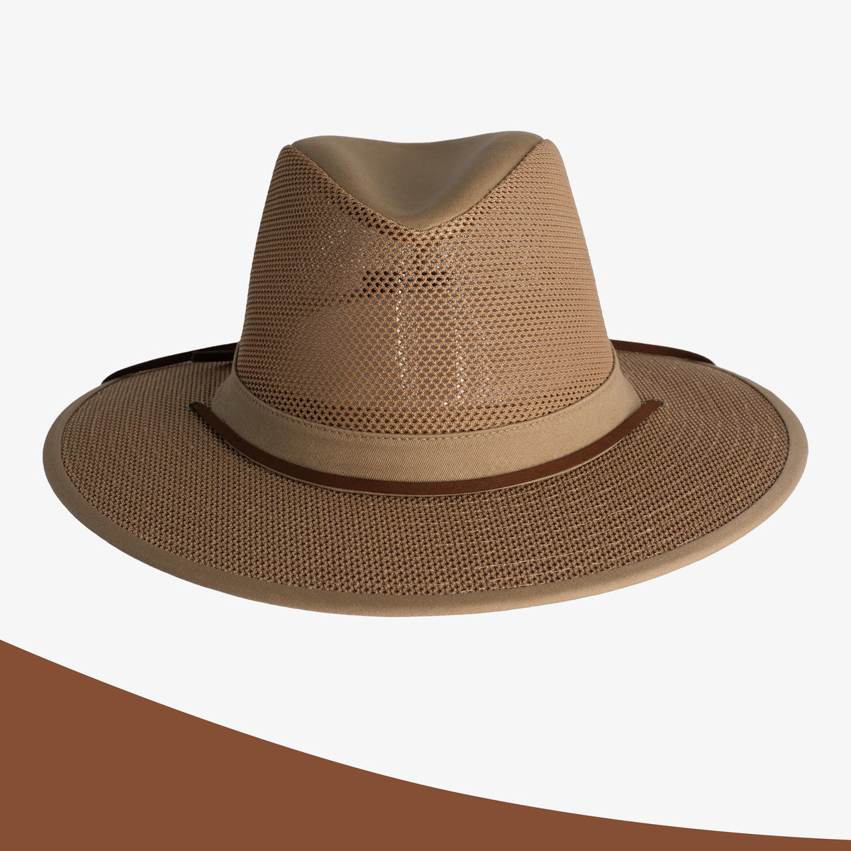 Henschel Aussie Crushable Mesh Breezer, Khaki, XX-Large