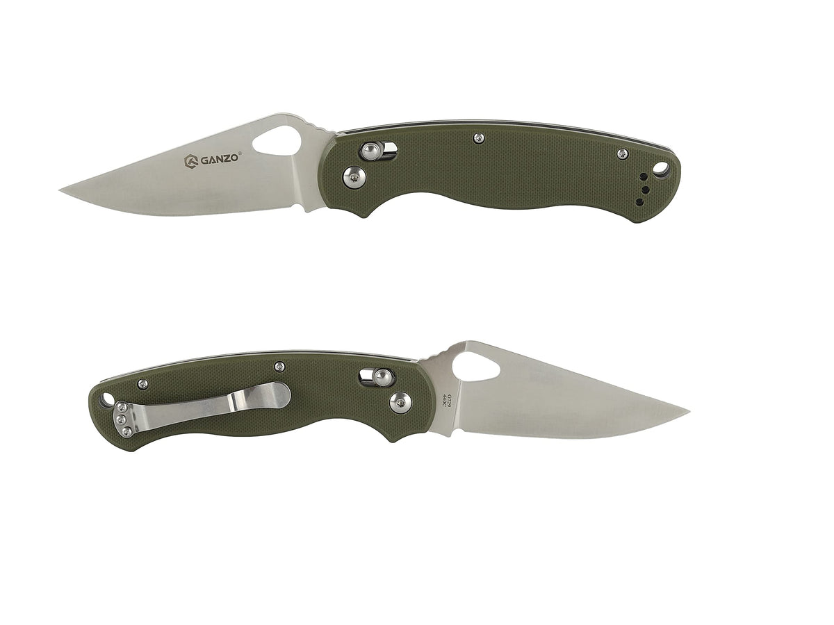 Ganzo G729-GR Folding Pocket Knife 440C Stainless
