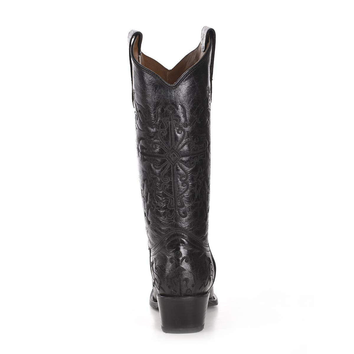 CORRAL Womens Black/Black Cross Embroidery, Size: 8, Width: M (L5060-LD-M-8)