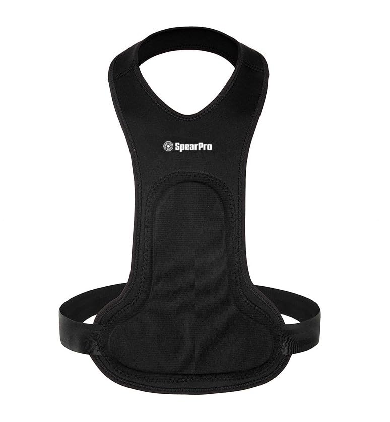 SpearPro Neoprene Spearfishing Chest Pad for Men, Women, Kids, Unisex, Chest