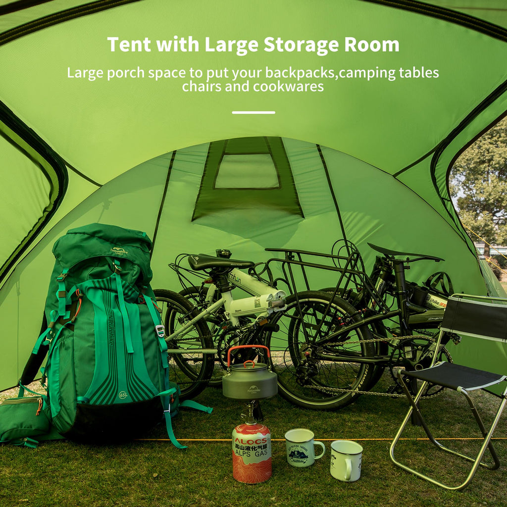 Naturehike Opalus Backpacking Tent 2-4 Person Lightweight Waterproof Camping Ten, view 5