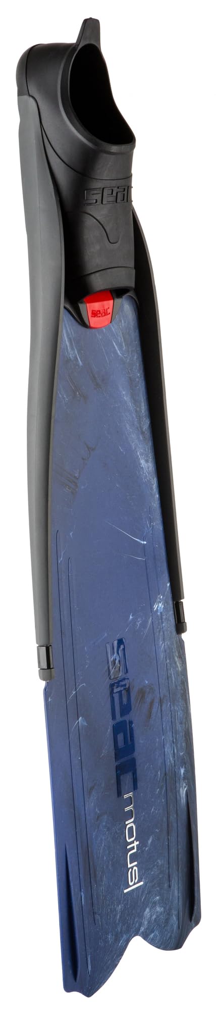 Seac Motus Italian Design Long Blade Fin for Spearfishing and Freediving Fins, B, view 3