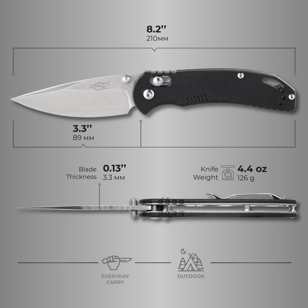 Firebird GANZO F753M1 Pocket Folding Knife G-10 Anti-Slip, view 2