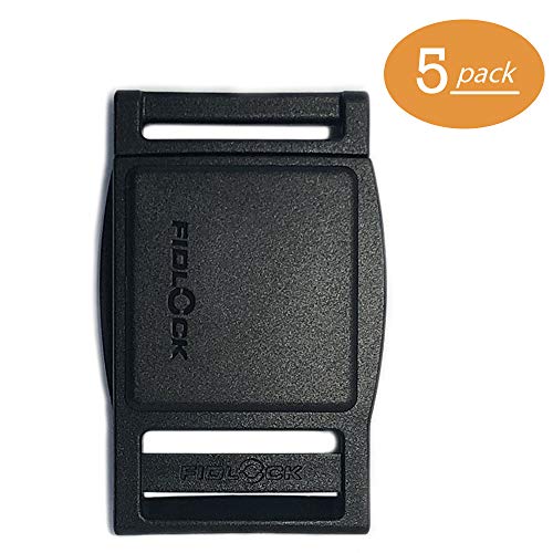 FIDLOCK Magnetic Snap Buckle - Black - 25mm - 5 Pack, view 7