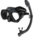 SEAC Set Bis Elba Dry, Snorkeling Set with 100% Pure Silicone Mask and Snorkel w