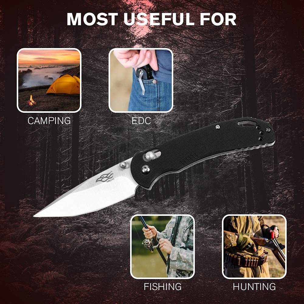 Firebird GANZO F753M1 Pocket Folding Knife G-10 Anti-Slip, view 6