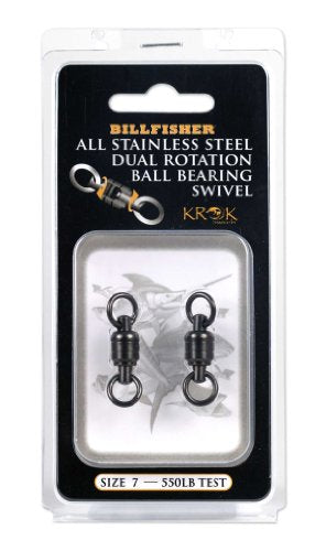 Billfisher KBBS550-2PK Krok BB Fishing Swivels