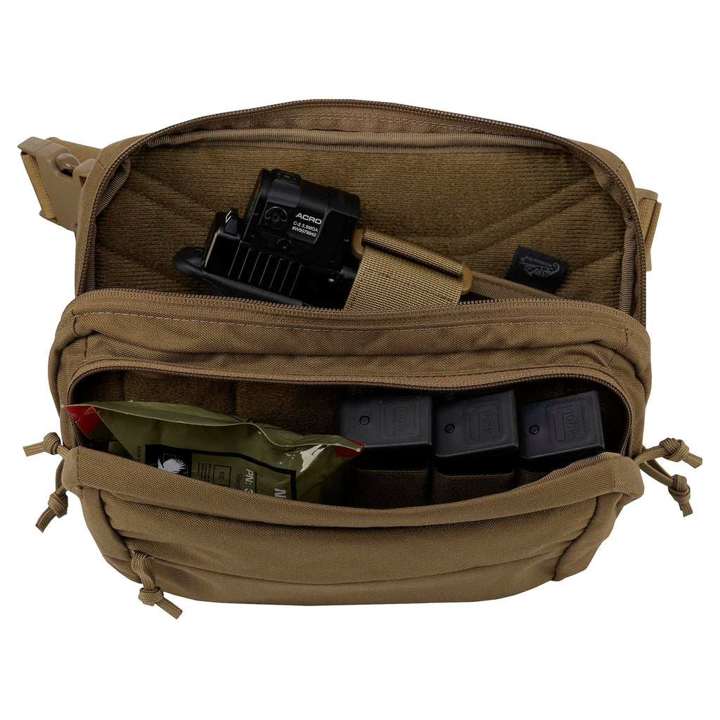 Helikon-Tex Rat Concealed Carry Waist Pack Earth Brown - Black, view 3