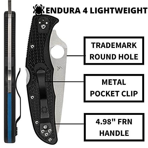 Spyderco Endura 4 Lightweight Knife with Flat Ground