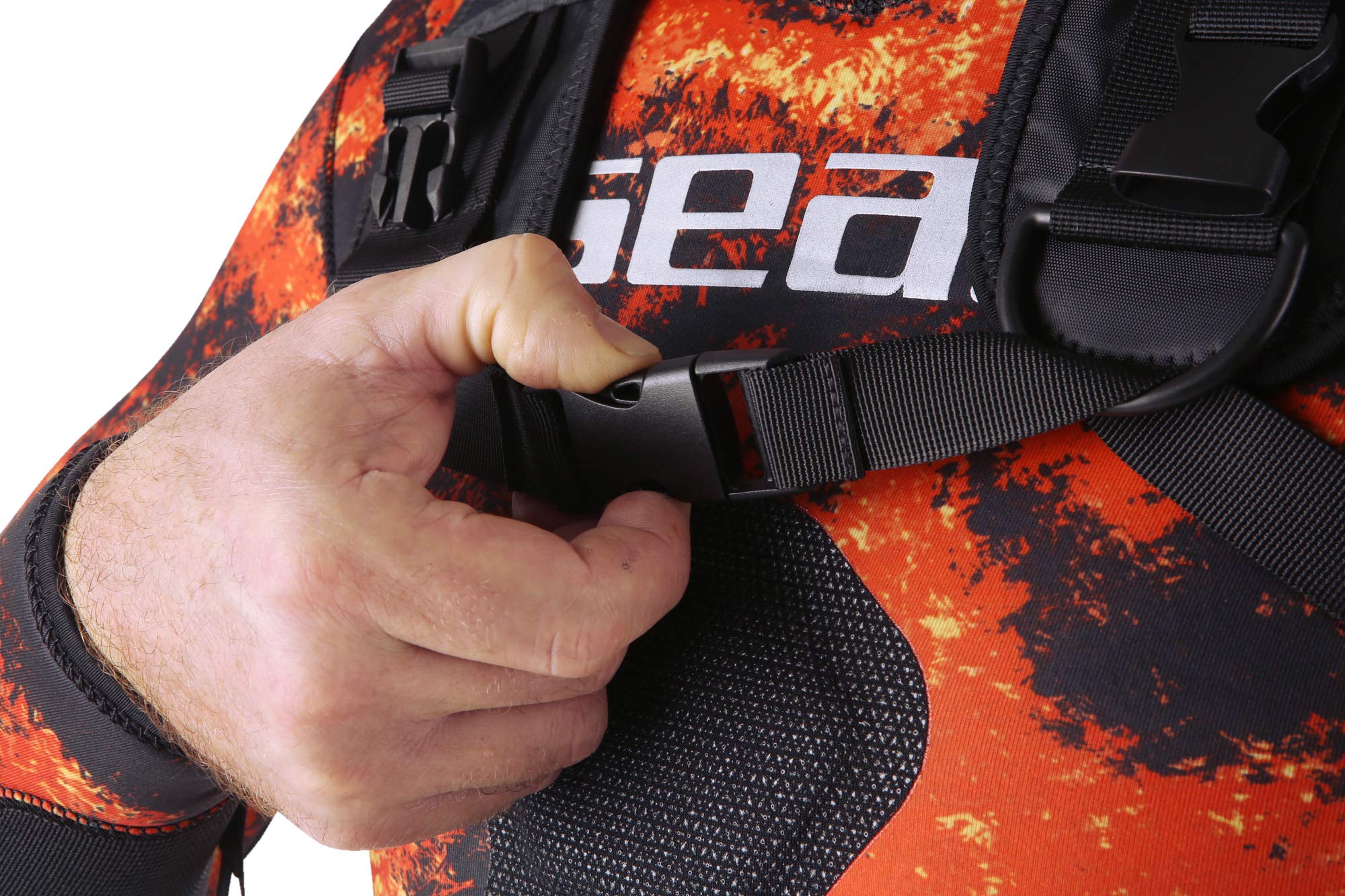 SEAC Unisex's Weight, Lead Holding Vest or Backpack for Underwater Fishing, Free