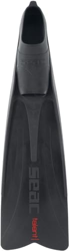 SEAC Talent Adults Medium-Long Camo Fins for Scuba Diving and Spearfishing, Blac, view 2