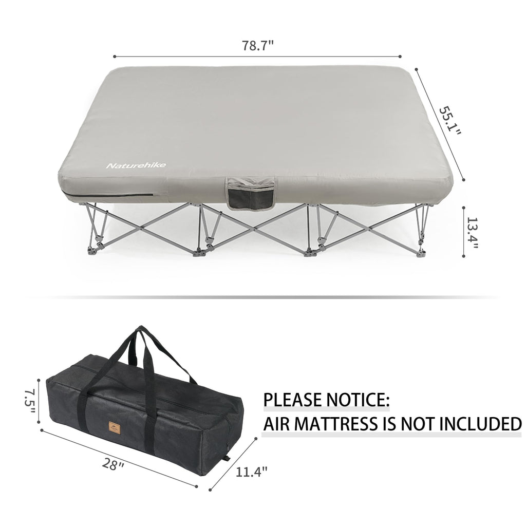 Naturehike CosyWild 2 Person Camping Cot Frame Only, Air Mattress Not Included,, view 4