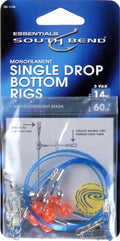 Hurricane 14-Inch Single Drop Bottom Monofilament Rig