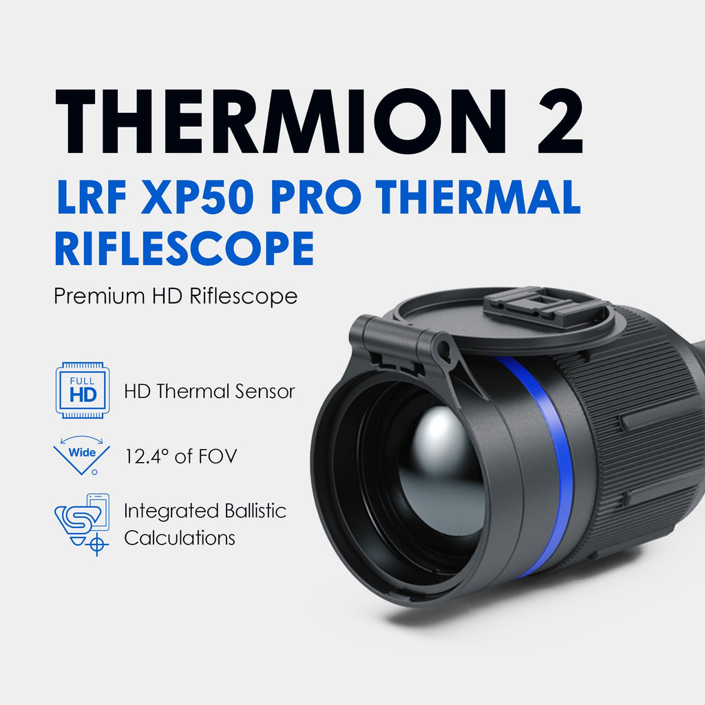 Pulsar Thermion 2 LRF XP50 Pro Thermal Riflescope with Laser Range Finder, view 2